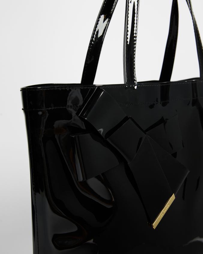 bolsas Ted Baker ícone grande de arco de nó nicon preto mulheres 8X6HDF757