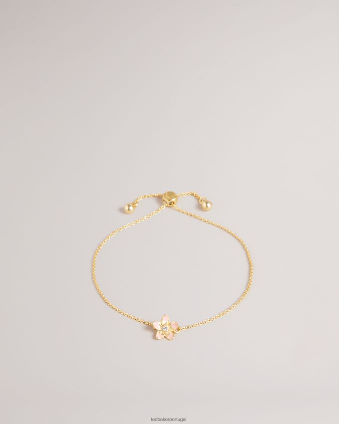 joia Ted Baker pulseira de flor trançada pl-rosa mulheres 8X6HDF982