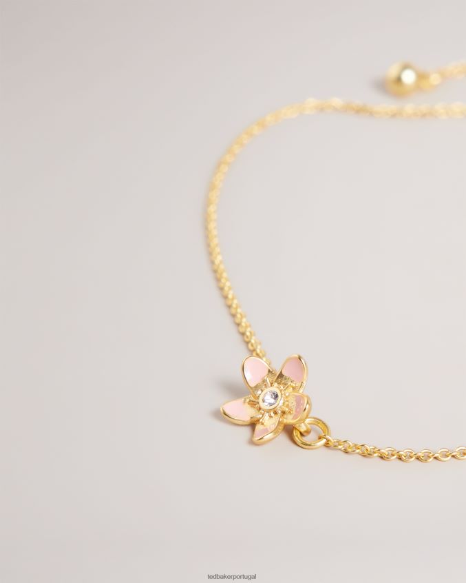 joia Ted Baker pulseira de flor trançada pl-rosa mulheres 8X6HDF982