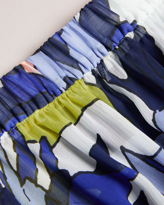 roupas Ted Baker avinnn maxi saída floral ombro a ombro natural mulheres 8X6HDF429