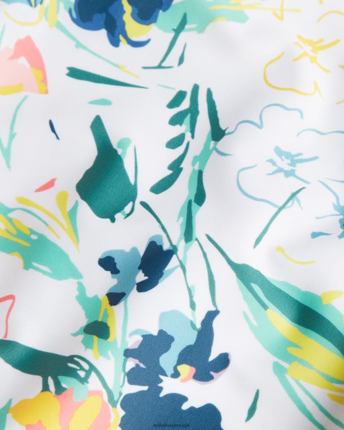 roupas Ted Baker maiô com estampa floral gulnur branco mulheres 8X6HDF125