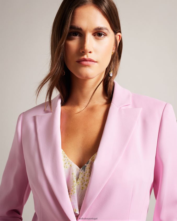 roupas Ted Baker blazer slim fit myyia com peito único lilás mulheres 8X6HDF243