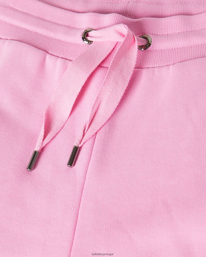 roupas Ted Baker calça jogger nicolez com flor rosa mulheres 8X6HDF446