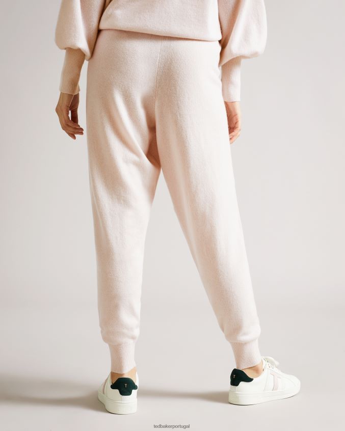 roupas Ted Baker jogger de caxemira orgânica leine lt-rosa mulheres 8X6HDF570