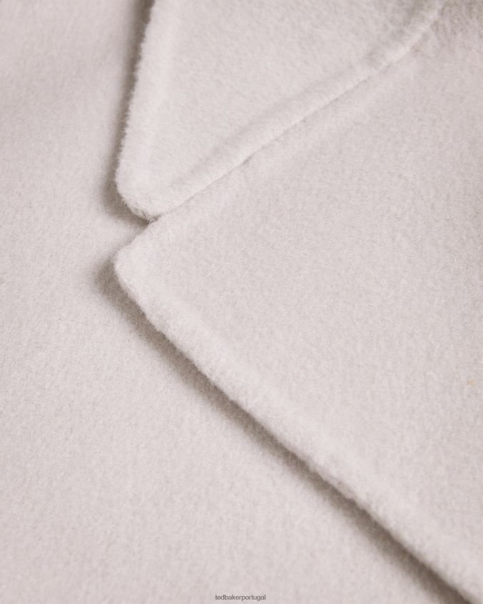 roupas Ted Baker casaco Caysa Cocoon com gola grande rosa mulheres 8X6HDF522