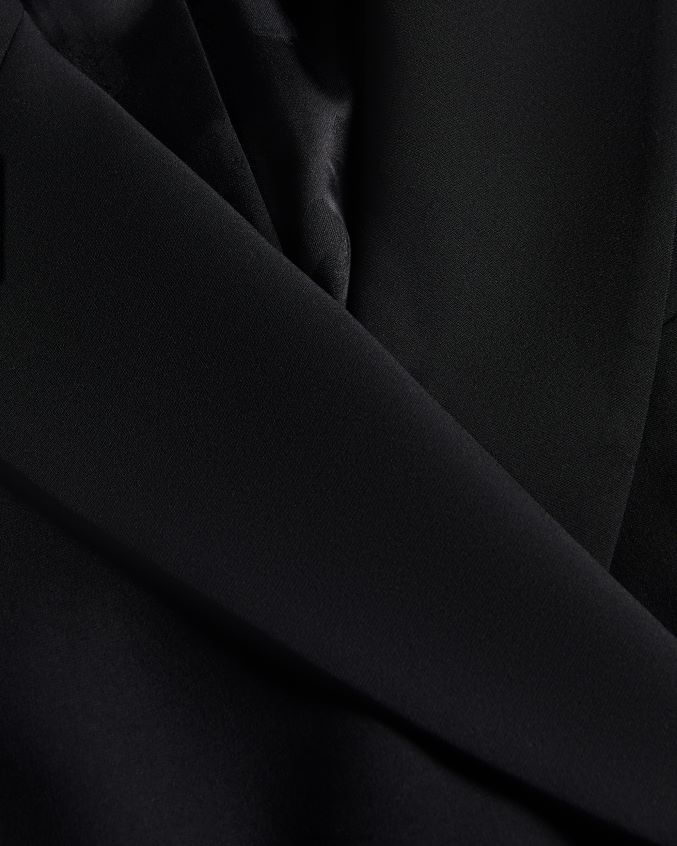 roupas Ted Baker jaqueta hildia longline trespassada preto mulheres 8X6HDF395