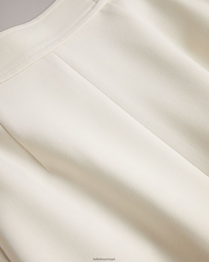 roupas Ted Baker saia lápis longline sob medida âmbaros natural mulheres 8X6HDF266