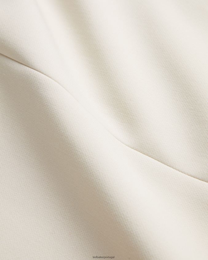 roupas Ted Baker saia lápis longline sob medida âmbaros natural mulheres 8X6HDF266