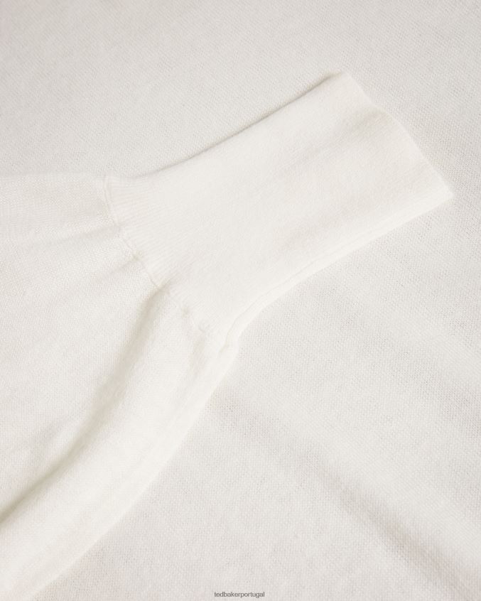 roupas Ted Baker jumper detalhado manga nicci branco mulheres 8X6HDF543