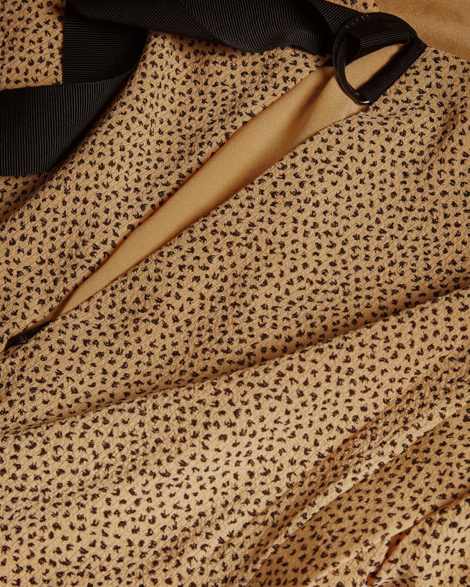 roupas Ted Baker minivestido quinci com detalhe nos ombros preto mulheres 8X6HDF531