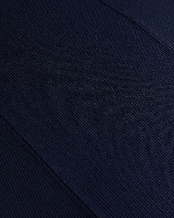 roupas Ted Baker vestido bodycon com gola redonda dollra azul escuro mulheres 8X6HDF581