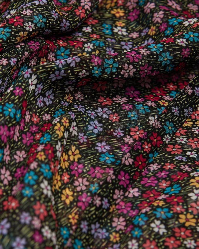 roupas Ted Baker vestido midi bevlia cintura baixa preto mulheres 8X6HDF519