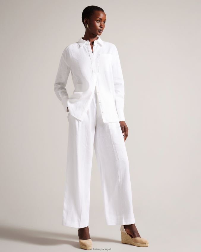 sapato Ted Baker cunhas de gravata de fita de camurça puritas cinza mulheres 8X6HDF928