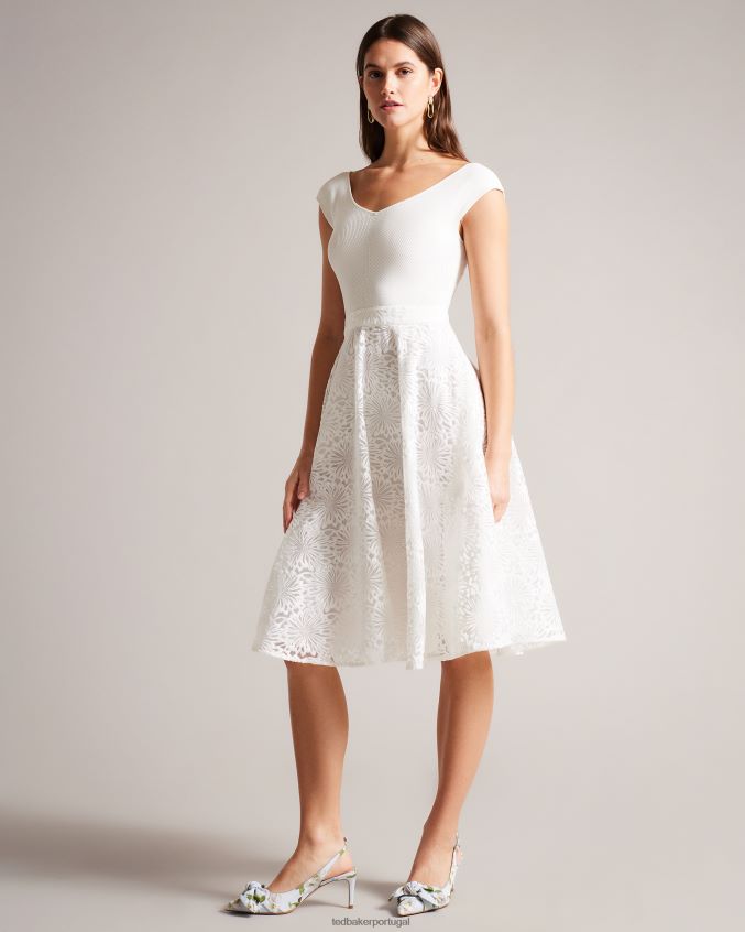 sapato Ted Baker salto alto floral krili slingback luz verde mulheres 8X6HDF877