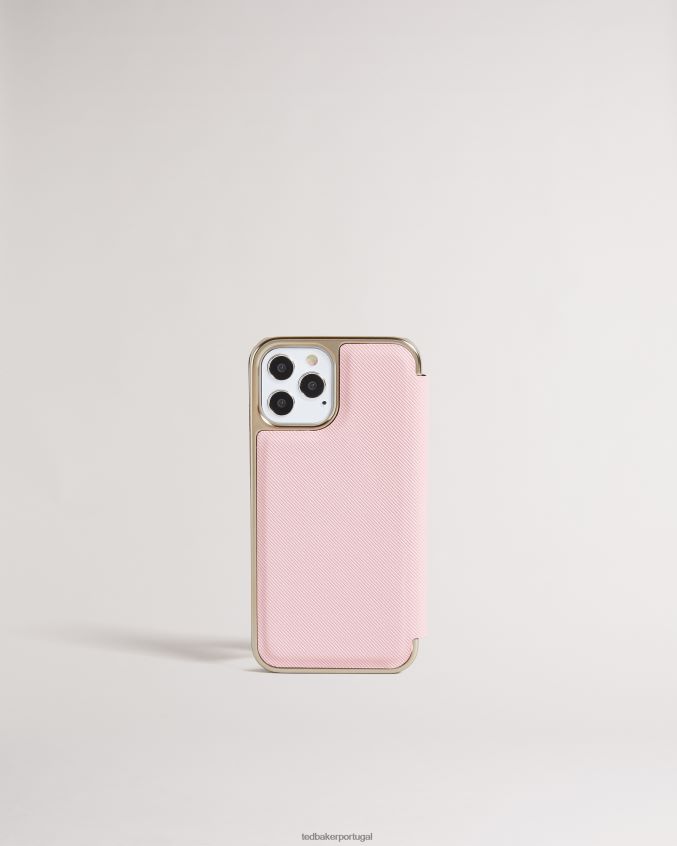 acessórios Ted Baker capa espelhada magnólia magenta flwr iphone 12/12 pro lt-rosa mulheres 8X6HDF2117