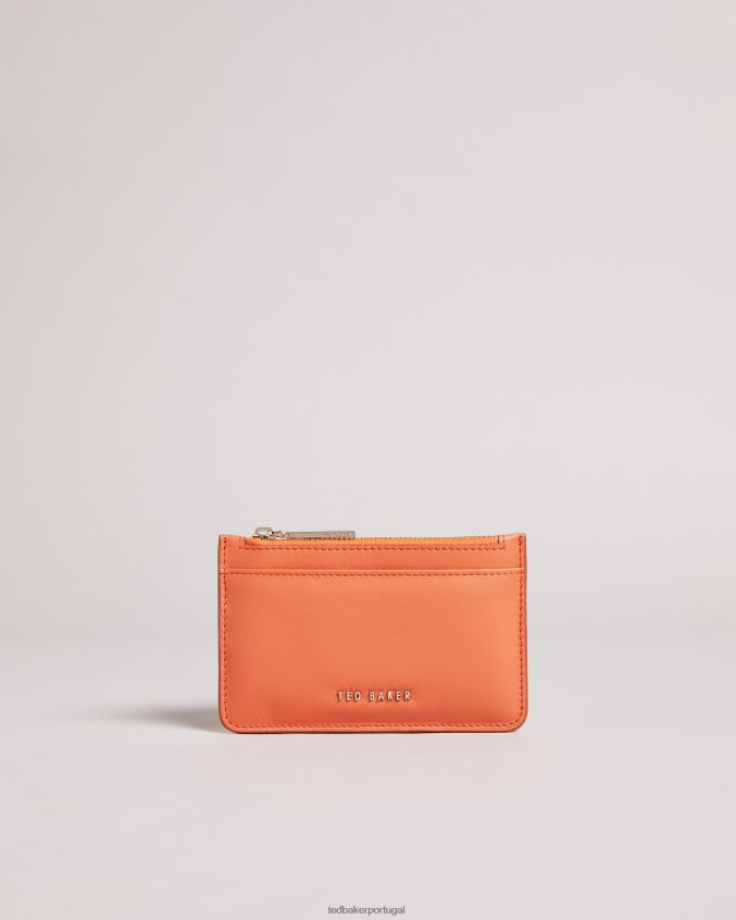 acessórios Ted Baker porta cartão zip garcia coral mulheres 8X6HDF1192