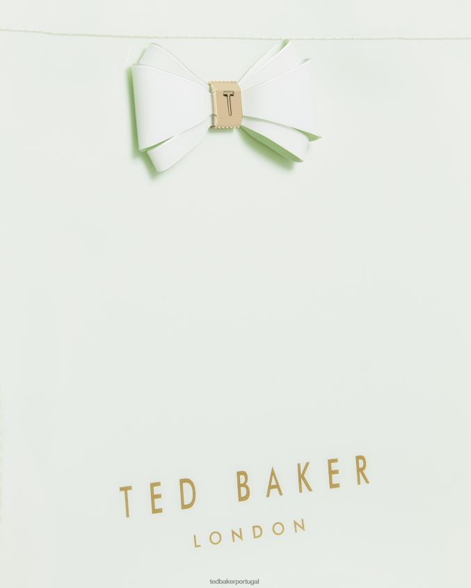 bolsas Ted Baker bolsa de ícone pequeno com arco simples aracon pl-verde mulheres 8X6HDF832