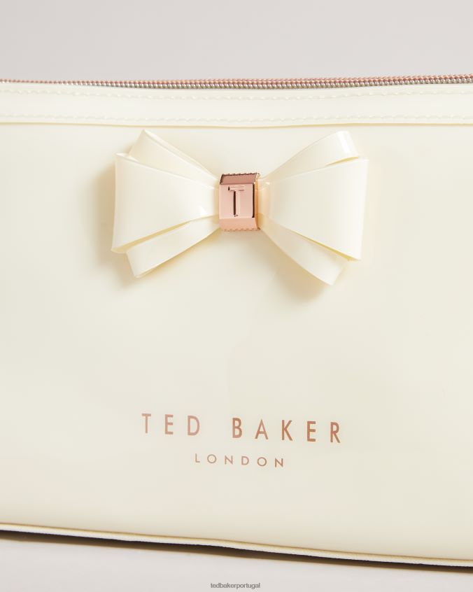 bolsas Ted Baker bolsa de lavagem curvada abbie marfim mulheres 8X6HDF1175