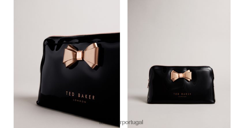 bolsas Ted Baker bolsa de lavagem curvada abbie preto mulheres 8X6HDF1174
