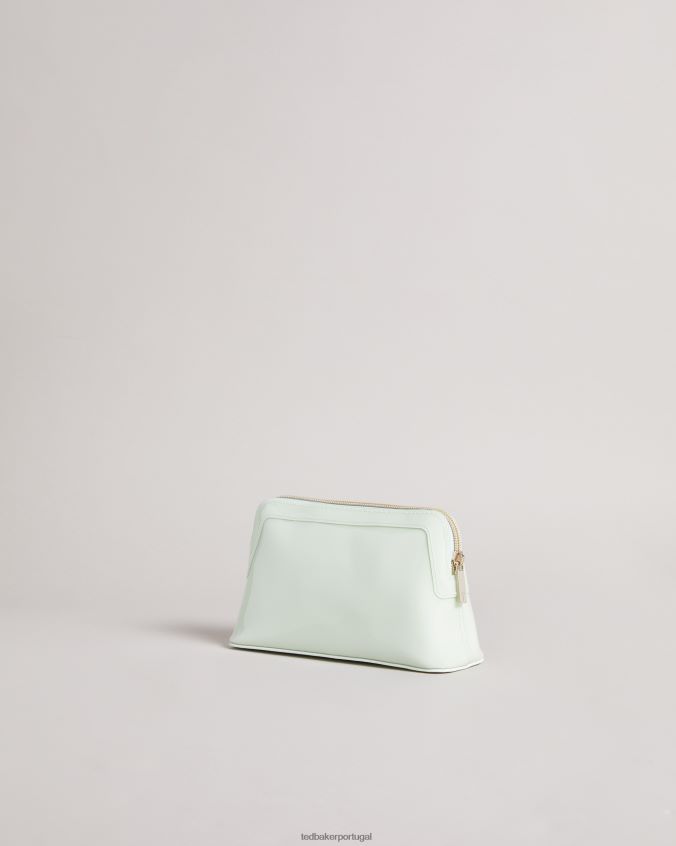 bolsas Ted Baker bolsa de maquiagem com arco curvo aimee pl-verde mulheres 8X6HDF1172