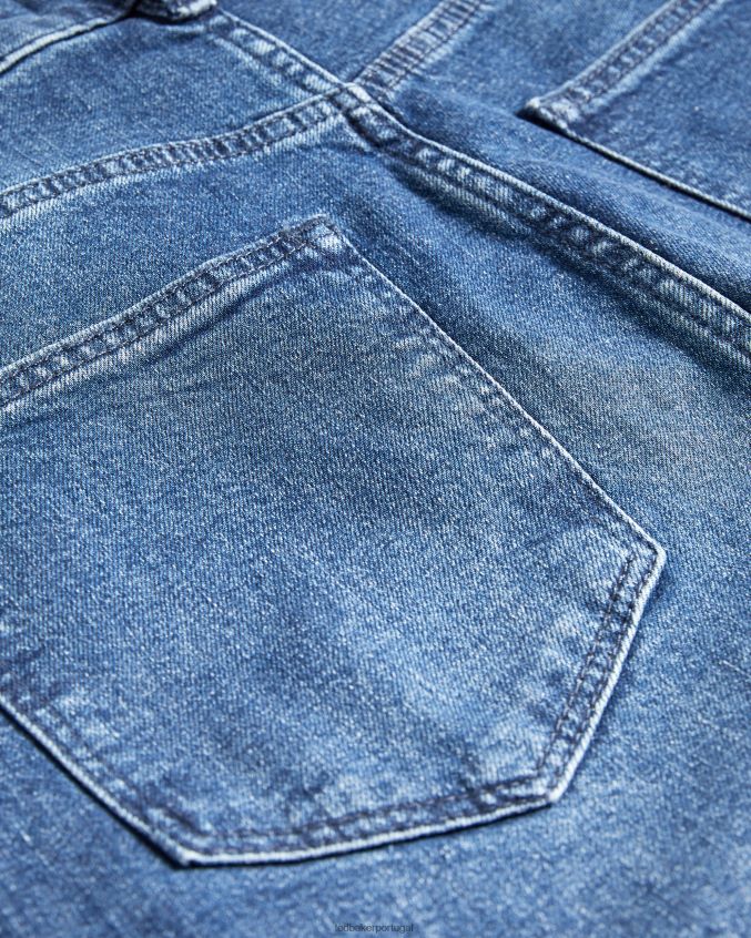 roupas Ted Baker oliwia jeans com perna barril azul escuro mulheres 8X6HDF584