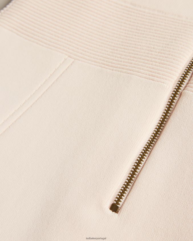 roupas Ted Baker mini vestido ambyr com costura completa e bainha detalhada luz rosa mulheres 8X6HDF242