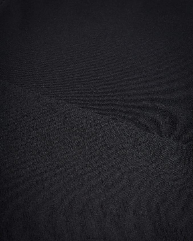 roupas Ted Baker livviaa vestido jersey com nó na frente preto mulheres 8X6HDF413