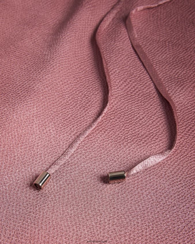 roupas Ted Baker vestido midaxi decote halter roxieyy rosa escuro mulheres 8X6HDF193