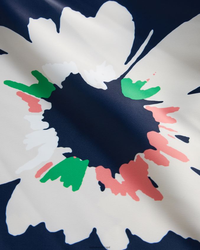 roupas Ted Baker vestido dayiah ponte top com saia midi azul marinho mulheres 8X6HDF202