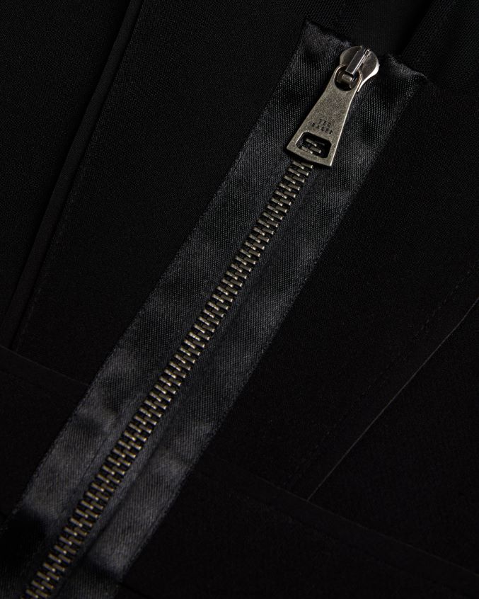 roupas Ted Baker vestido ivylou bodycon midi com mangas transparentes preto mulheres 8X6HDF417