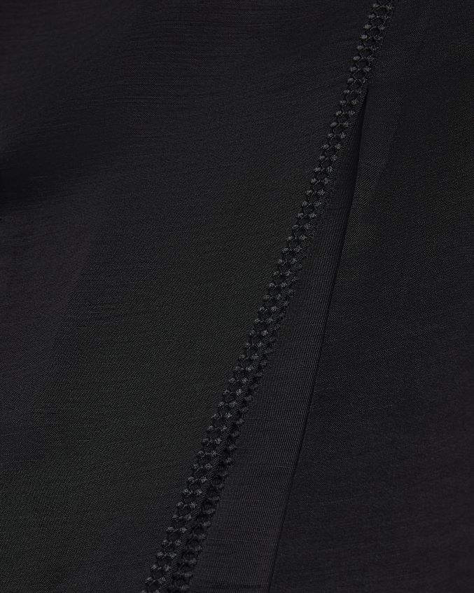 roupas Ted Baker vestido midi lápis Janiise com decote quadrado preto mulheres 8X6HDF388